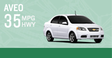 Chevy Aveo Compact Car 35 MPG