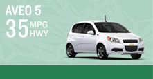 Chevy Aveo5 Hatchback 35 MPG